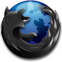 Black Firefox icon